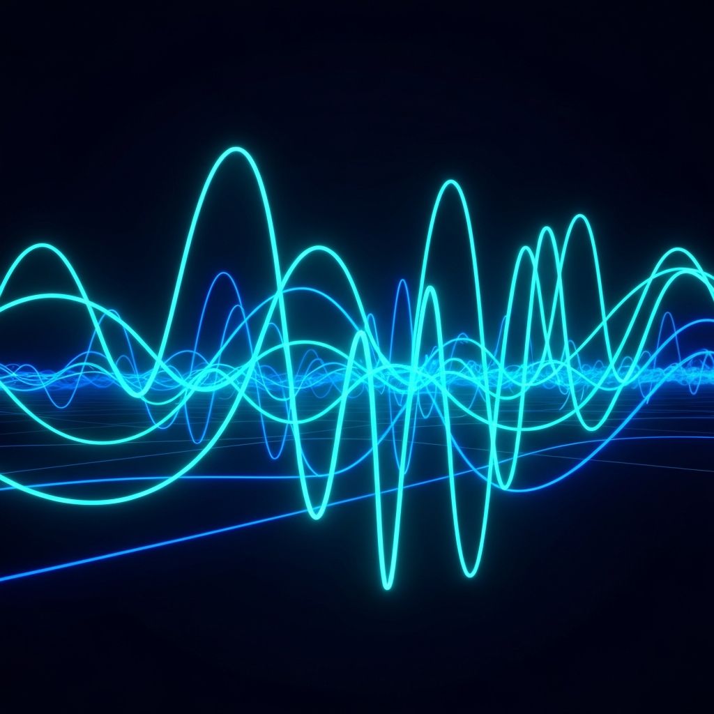 Gamma brainwave frequency visualization